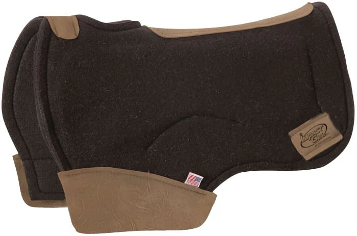 Contour Impact Gel Barrel Saddle Pad, 28" x 13" - Image 2