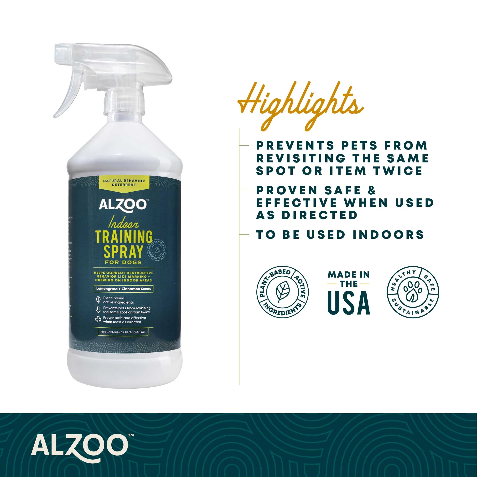 Plant-Based Indoor Dog Training Spray, 32 oz - Image 5