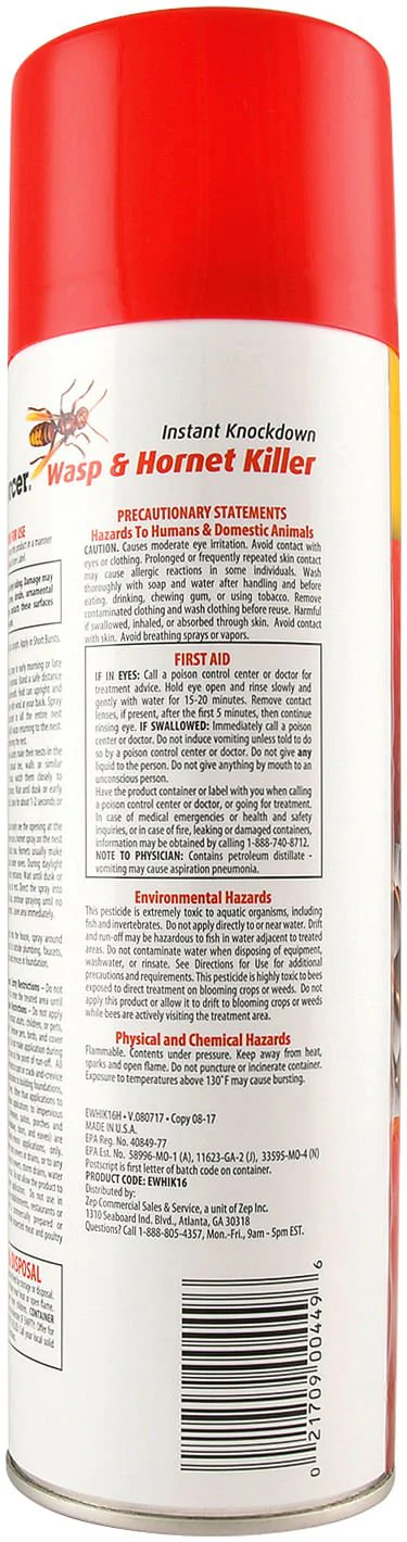 Instant Knockdown Wasp & Hornet Killer, 16 oz - Image 3