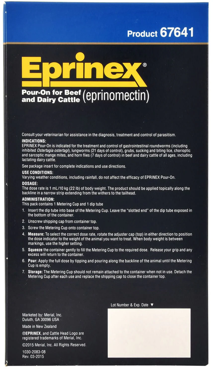 Eprinex (eprinomectin) Pour-On Cattle Wormer - Image 6