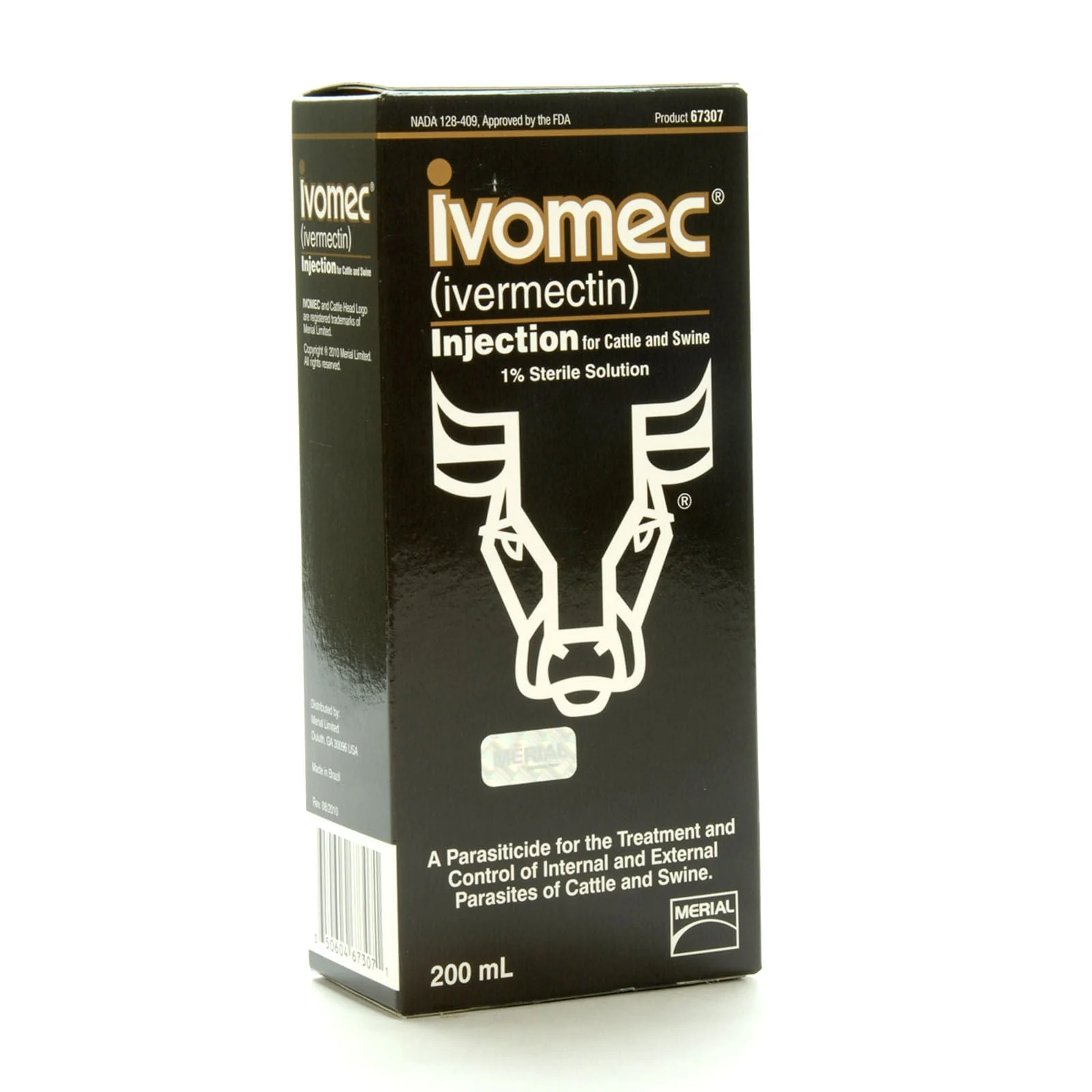 IVOMEC Injection (1%) Wormer for Cattle & Swine - Image 2