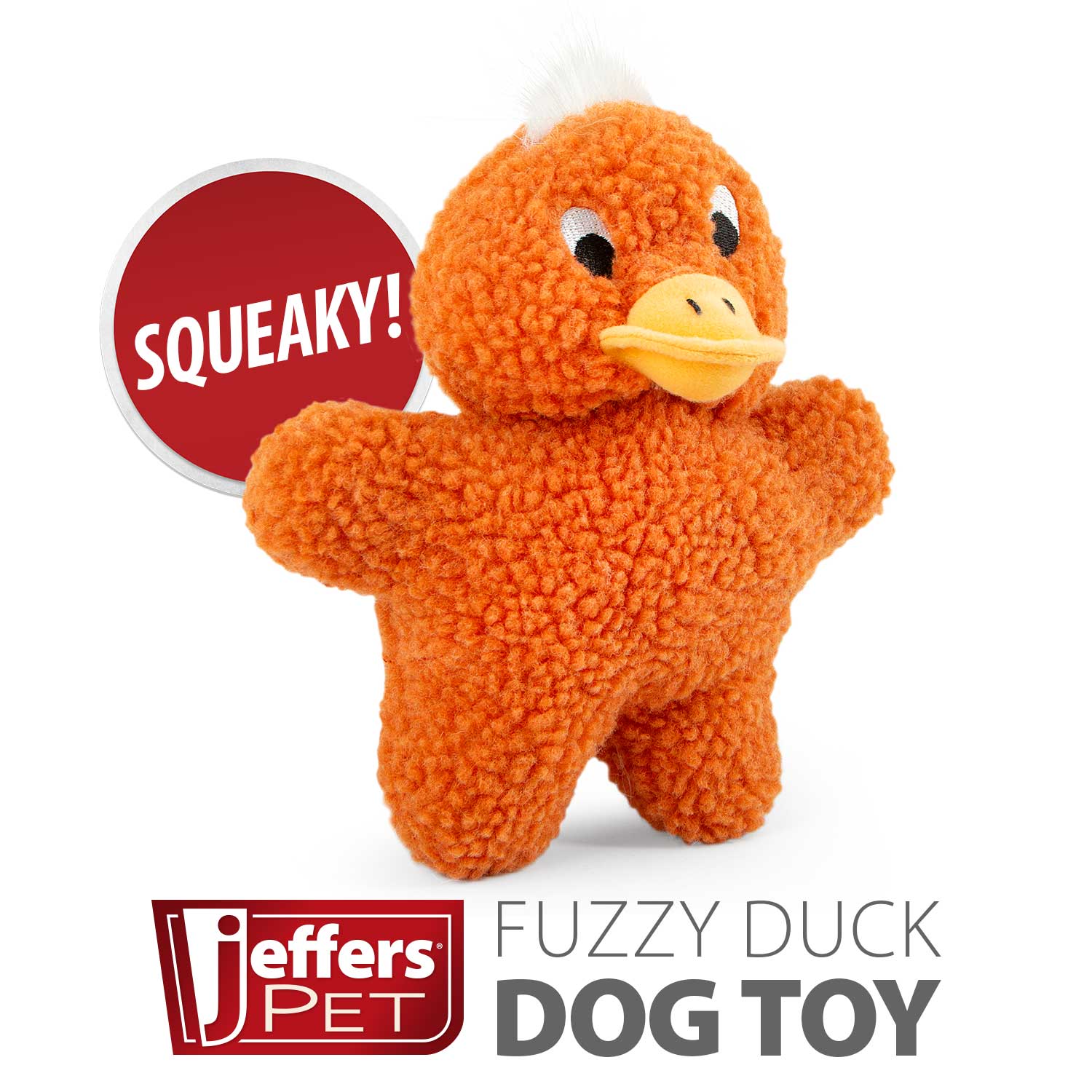 Jeffers Animal Fuzzies Plush Squeaker Dog Toys - Image 11