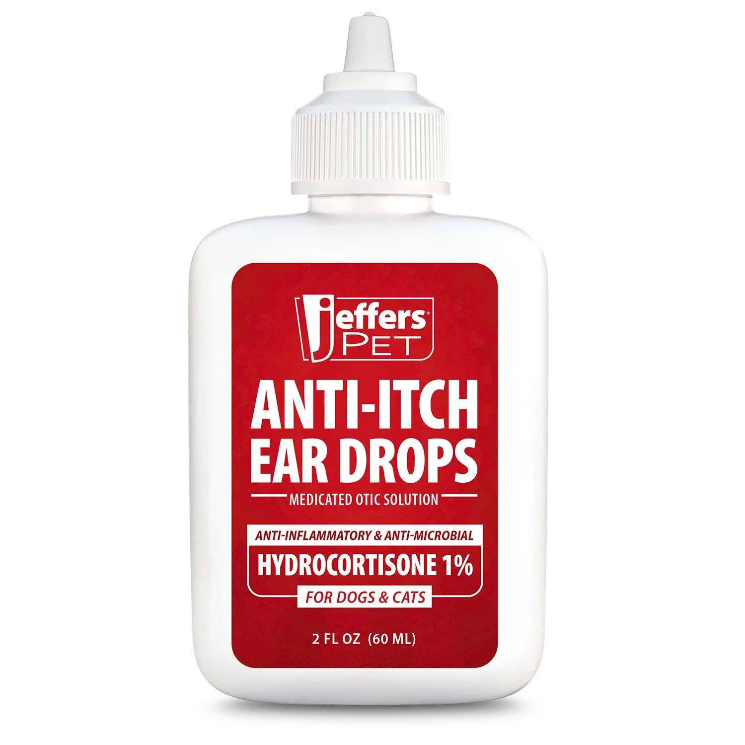 Jeffers Ear Flush and Anti-Itch Ear Drop Bundle for Dogs & Cats - Image 2