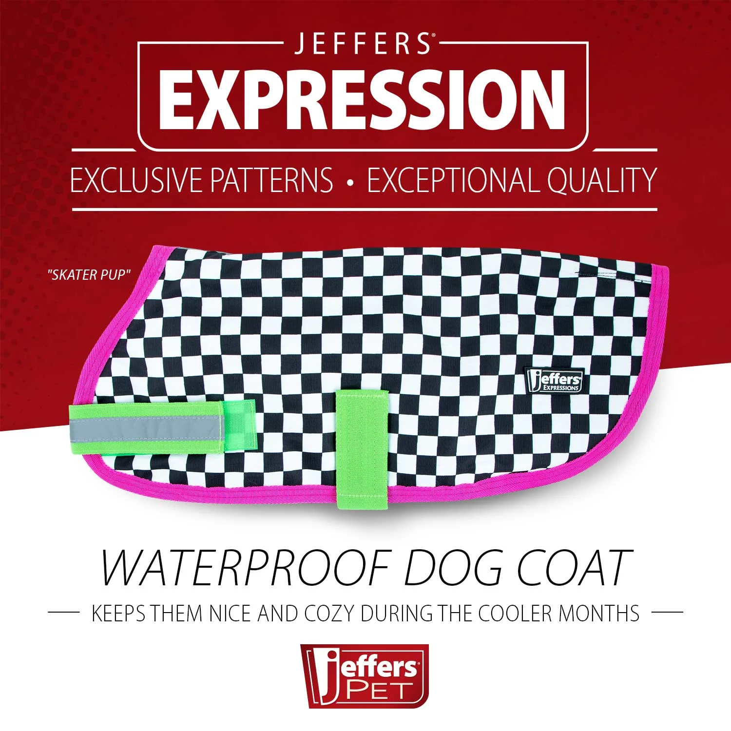 Jeffers Expression 600D Waterproof Ripstop Dog Coat, 240 Gram - Image 29