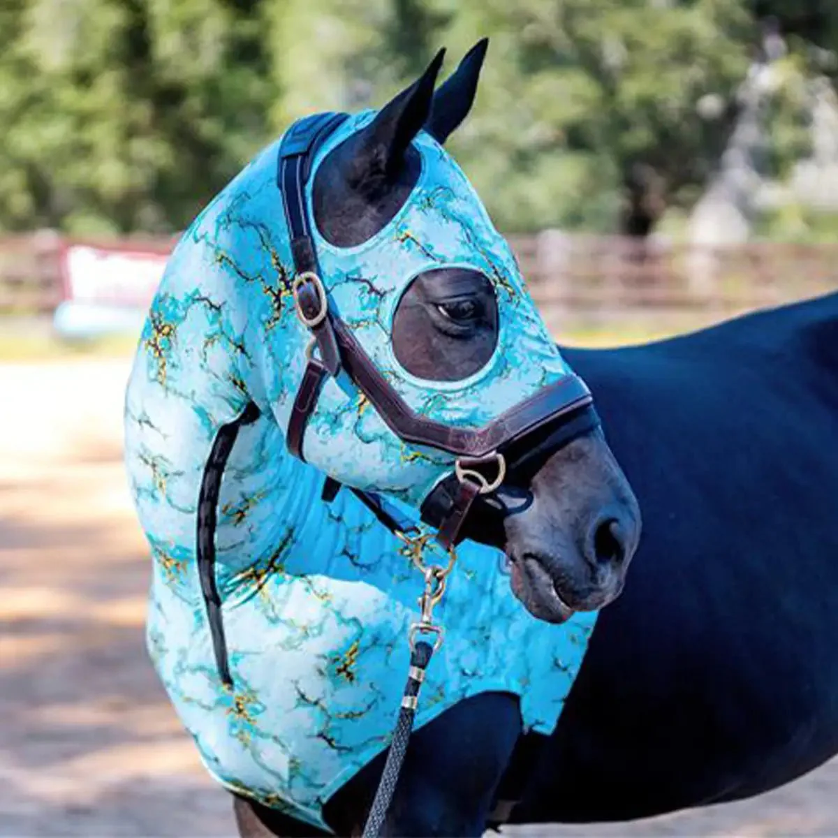 Jeffers Expression Lycra Hood for Horses - Image 6
