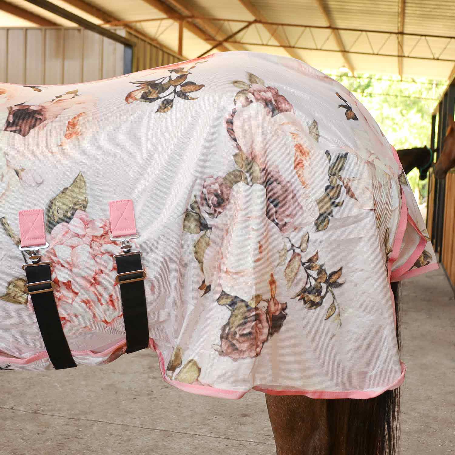 Jeffers Expression Softmesh Combo Neck Horse Fly Sheet - Image 9