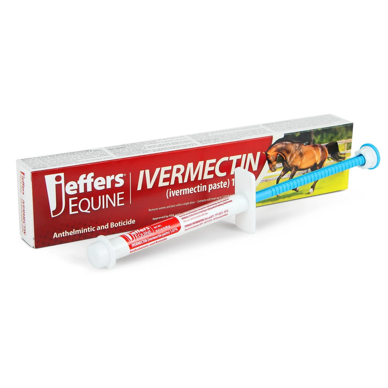 Jeffers IverPro 2 Pack Horse Dewormer Paste with Probiotic Gel, Ivermectin 1.87% Equine Parasite Control & Digestive Support - Image 2