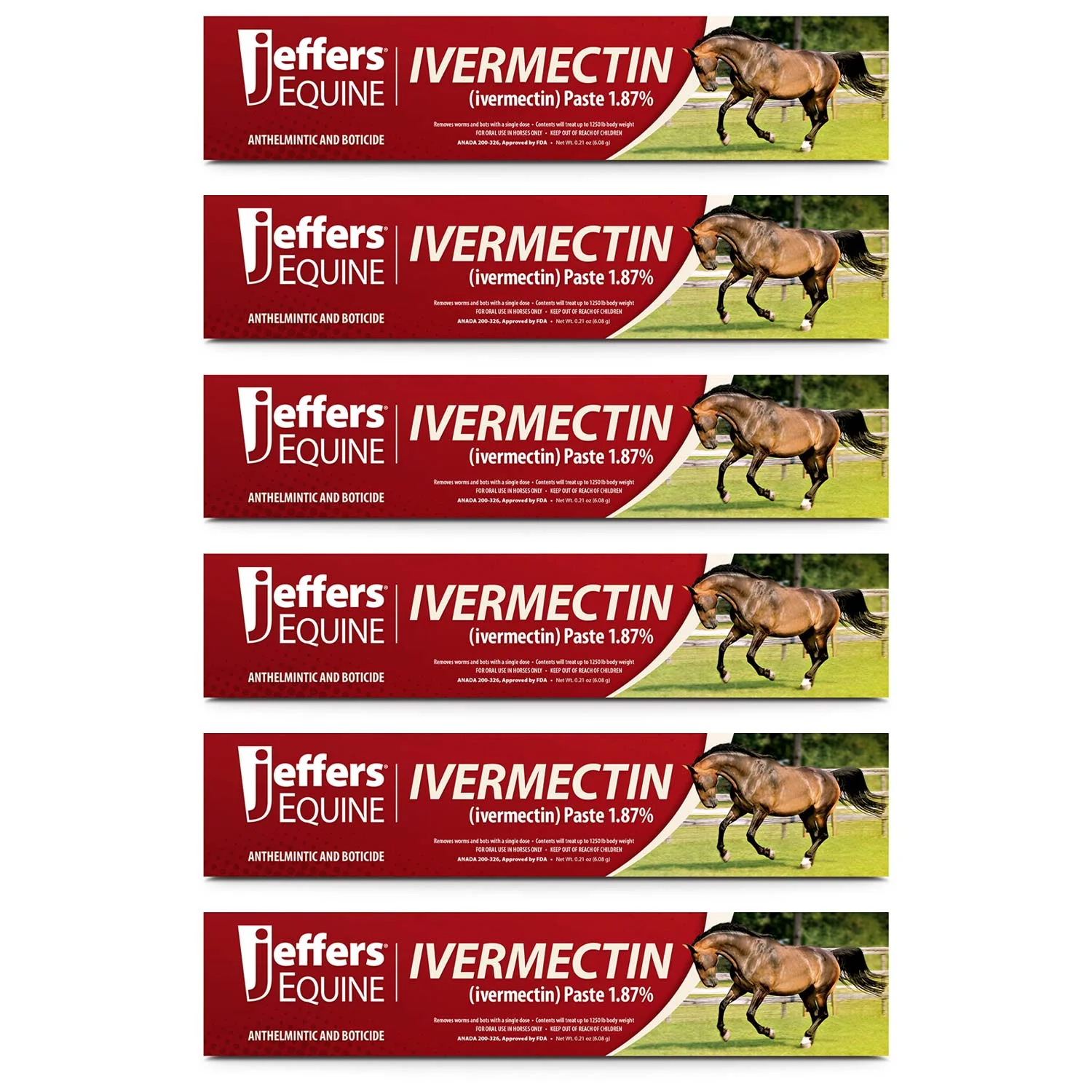 Jeffers Ivermectin Horse Dewormer Gel, Apple Flavored - Image 14