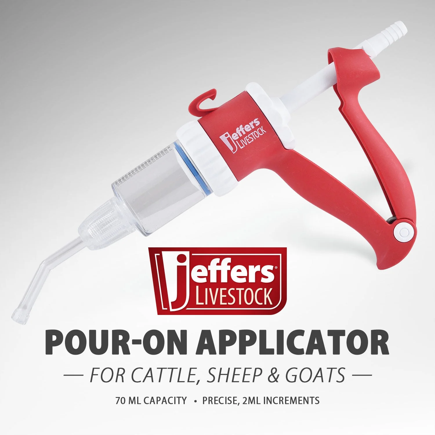 Jeffers Pour-On Applicator for Livestock, 70 mL - Image 2