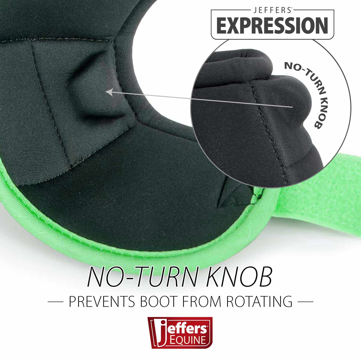 Jeffers Expression Neon No-Turn Bell Boots for Horses - Image 3