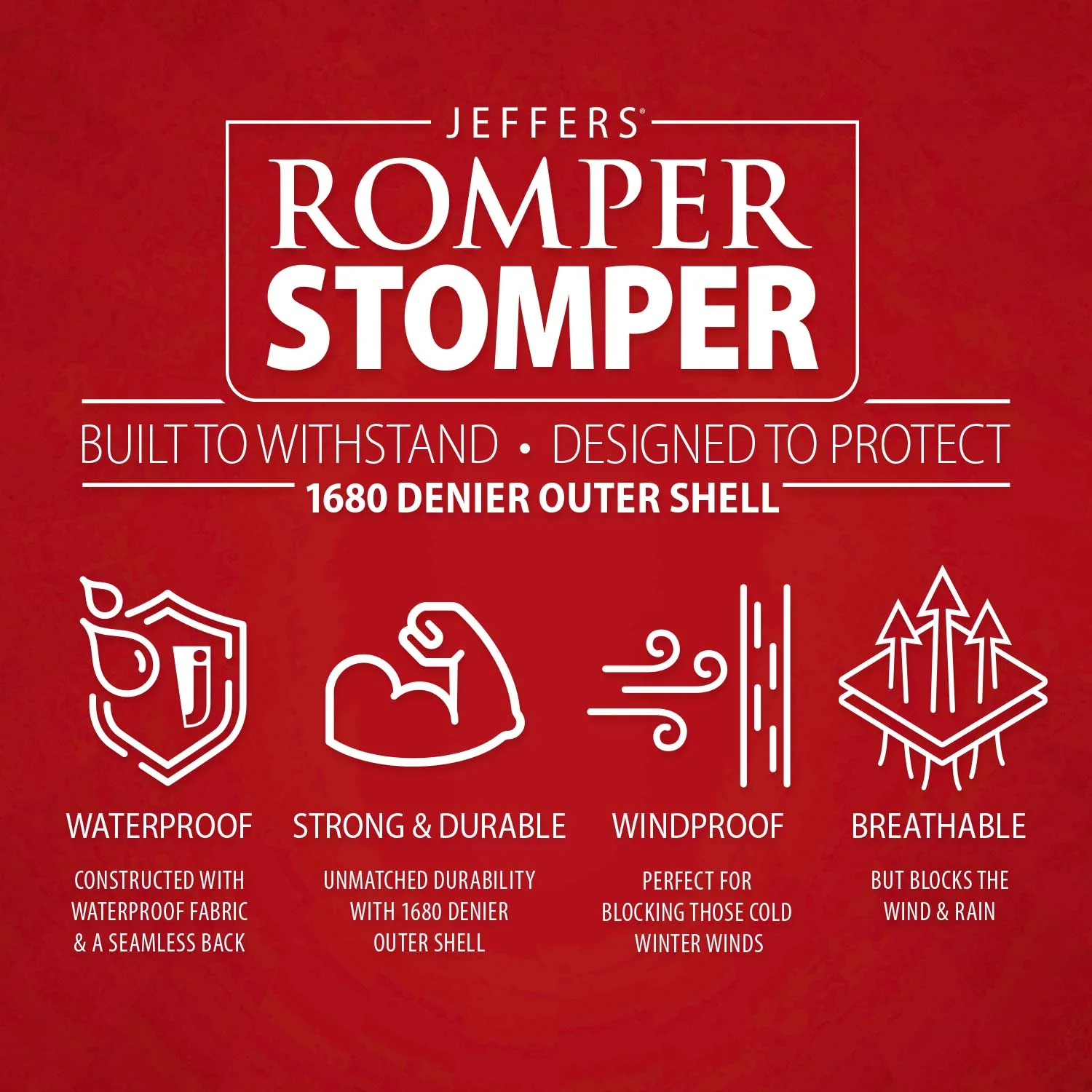 Jeffers Romper Stomper Horse Turnout Sheet, 1680 Denier, 0 Gram - Image 3