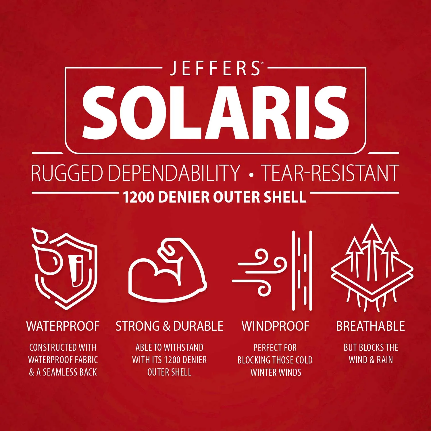Jeffers Solaris 1200 Denier Draft Horse Turnout Sheet, 0g Fill, Brown & Cream Plaid - Image 3