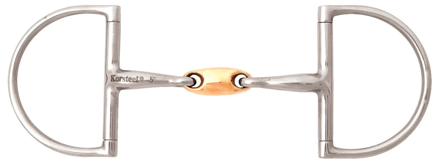 JP Korsteel Copper Link Hunter Dee Snaffle Bit - Image 5