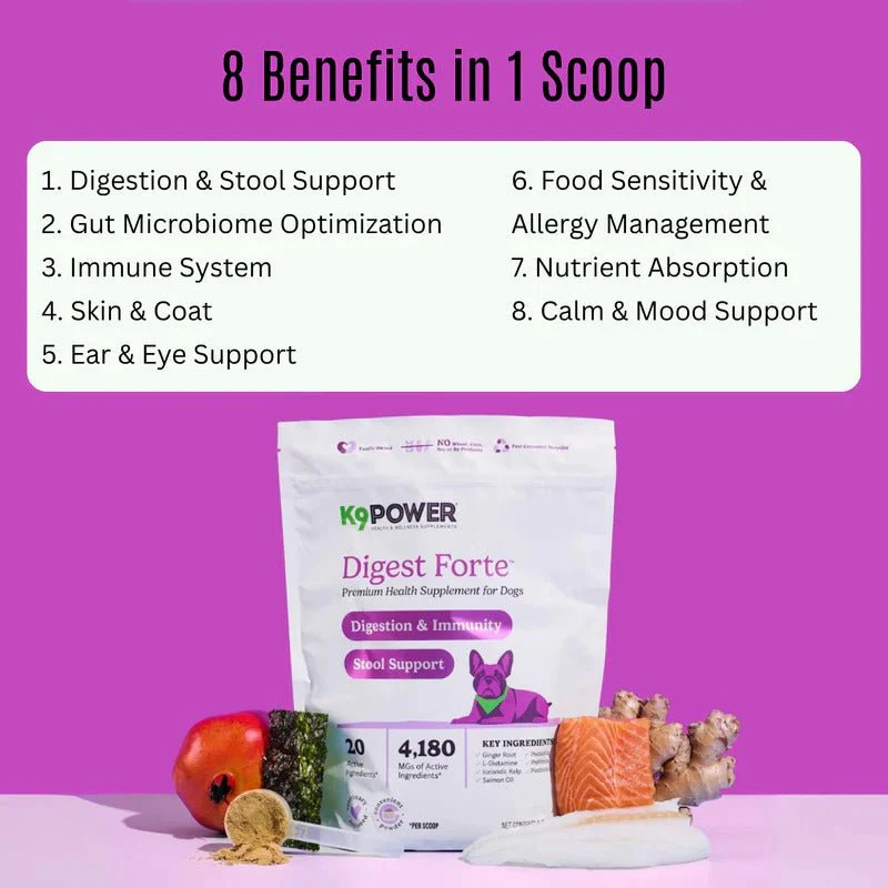 K9 Power Digest Forte Digestion & Immune Formula for Dogs - Image 2