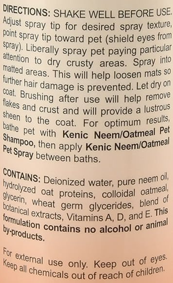 Kenic Neem/Oatmeal Anti-Itch Spray - Image 2