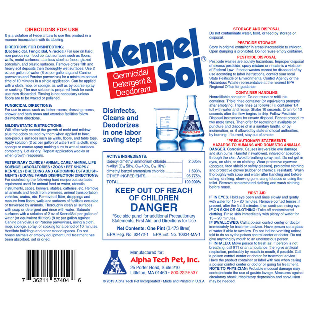 KennelSol Germicidal Detergent & Deodorant - Image 3
