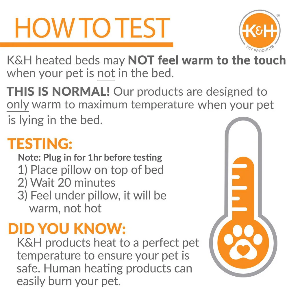 K&H Thermo-Kitty Heated Cat Bed – Energy-Efficient, MET Certified Indoor Cat Warming Mat - Image 6