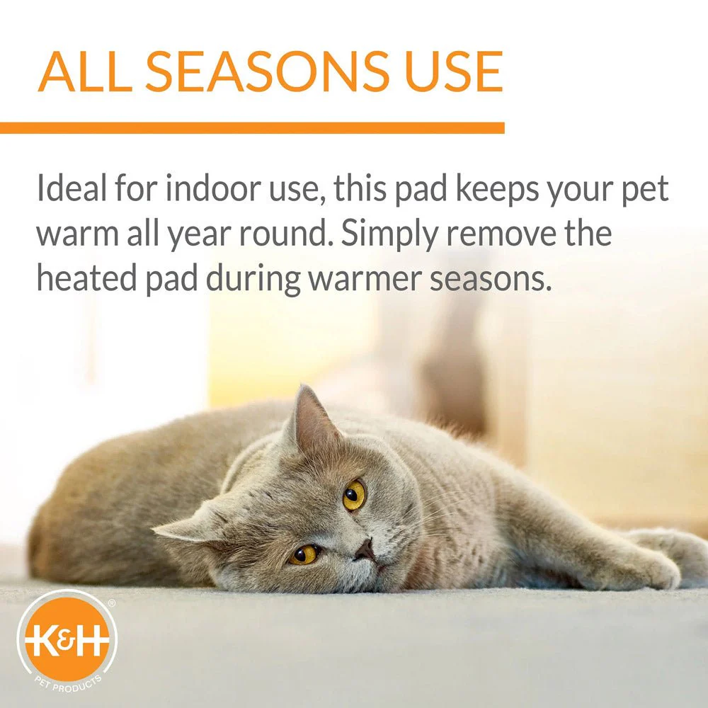 K&H Thermo-Snuggle Cup Bomber Heated Cat Bed – Plush, Indoor, Removable Heater, Machine Washable, Cozy Nesting Bed - Image 8