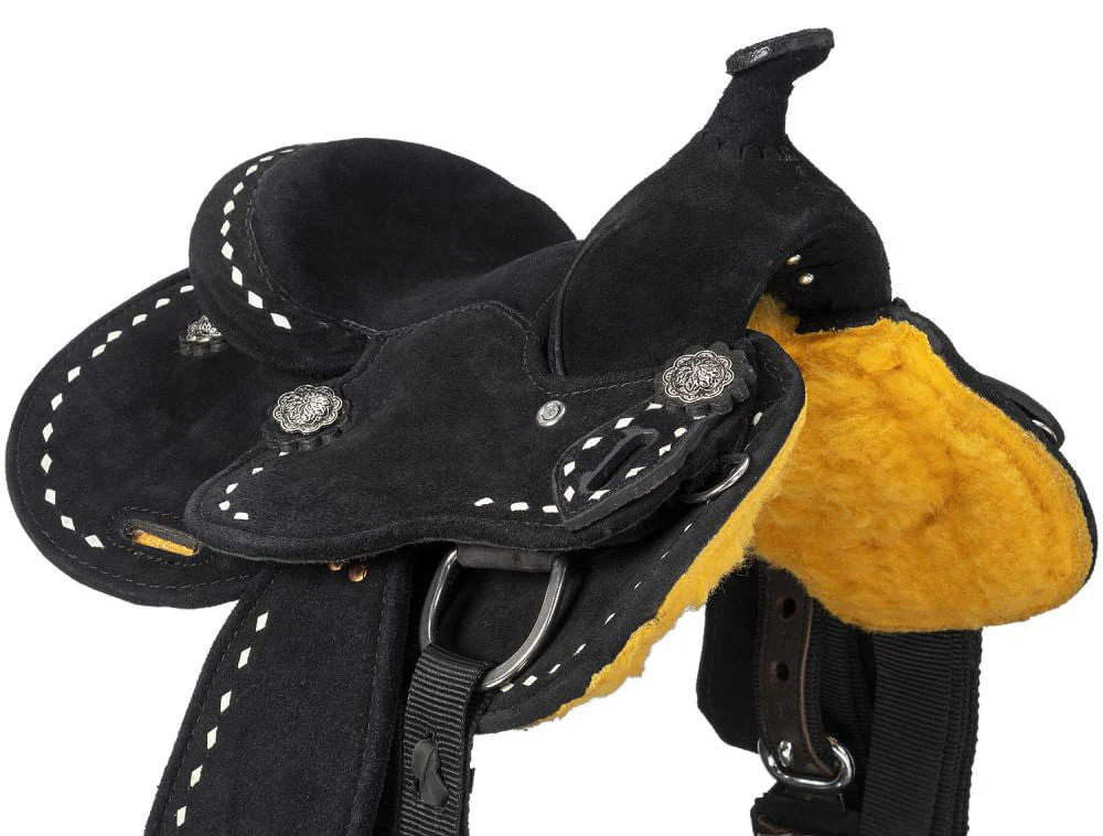 King Series Mini Stratford Suede Barrel Saddle - Image 3