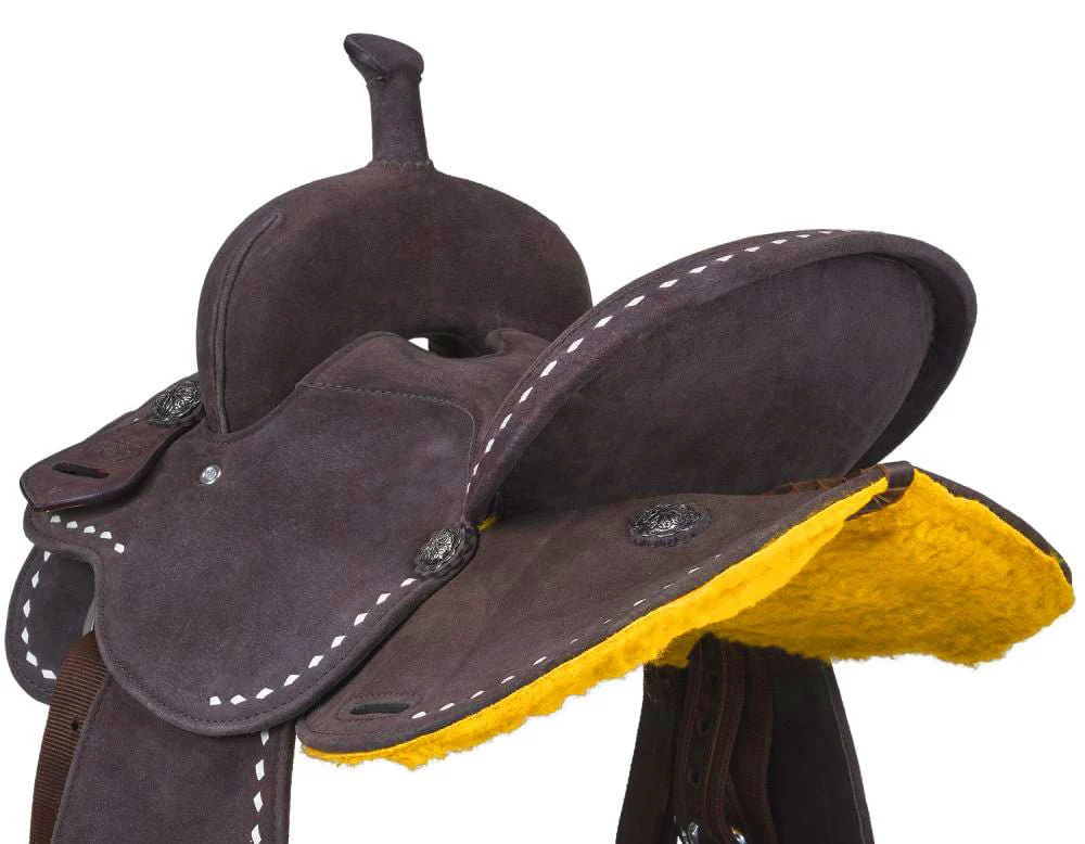 King Series Youth Stratford Suede Barrel Saddle - Image 12
