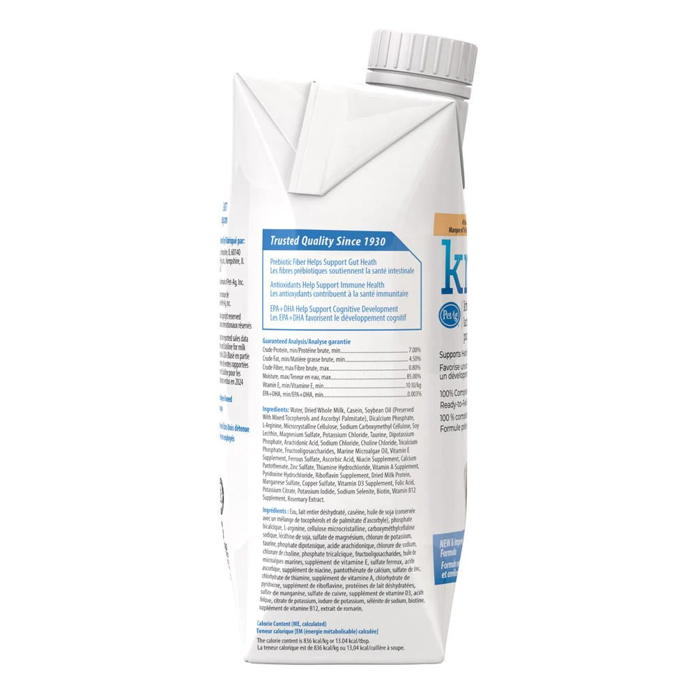 PetAg KMR Kitten Milk Replacer Liquid Supplement, Ready-to-Feed Formula with Vitamins - Image 3