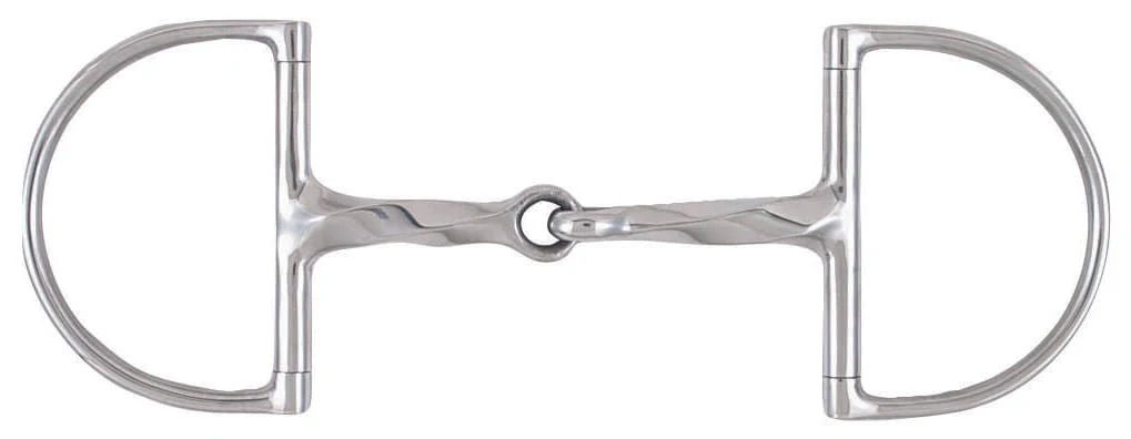Korsteel Slow Twist Hunter Dee Ring Snaffle Bit - Image 3