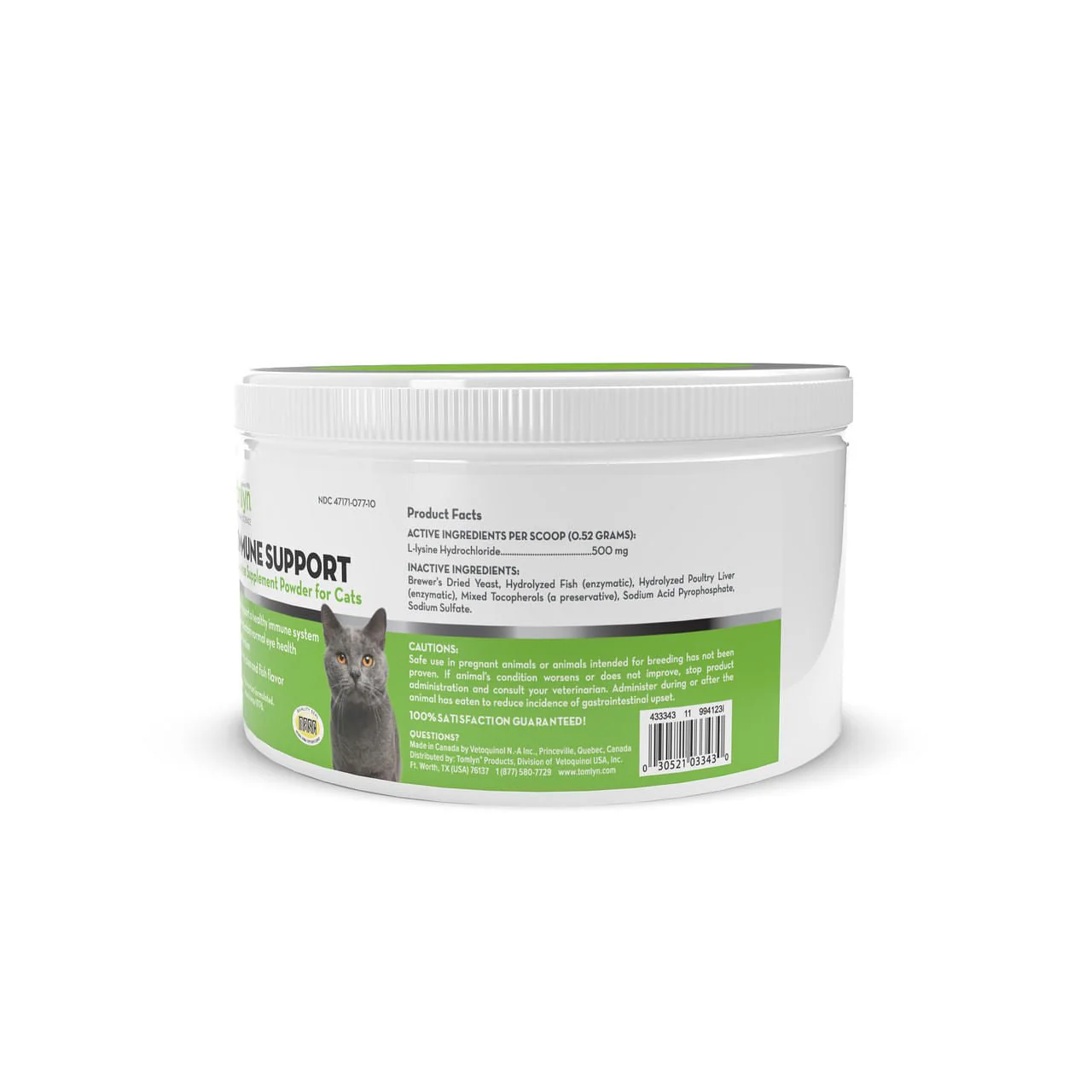 L-Lysine Powder Immune Support Supplement for Cats, 3.5 oz - Image 3