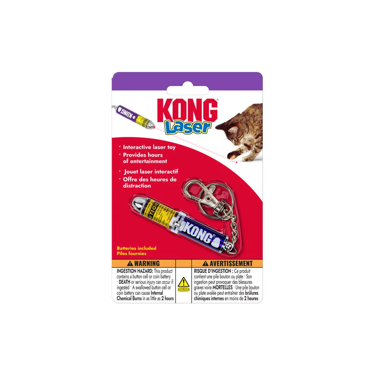 KONG Red Laser Pointer for Cats – Stimulate Active Play - Image 2