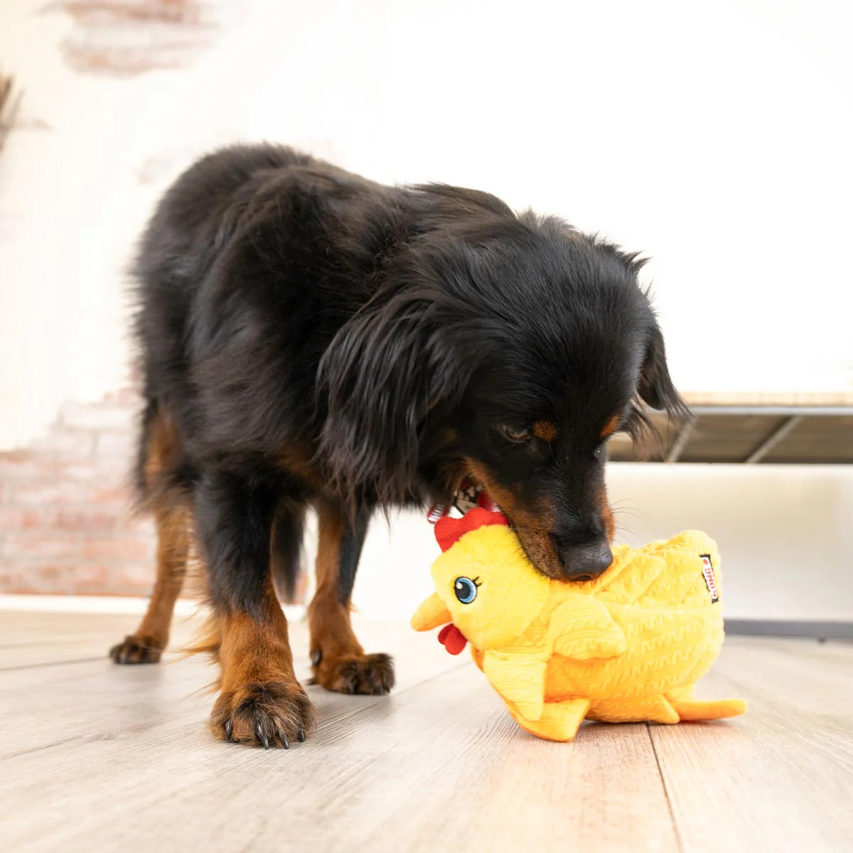 KONG Layerz Forage Animal Plush Dog Toy – Treat Puzzle with Squeaker & Crinkle - Image 19