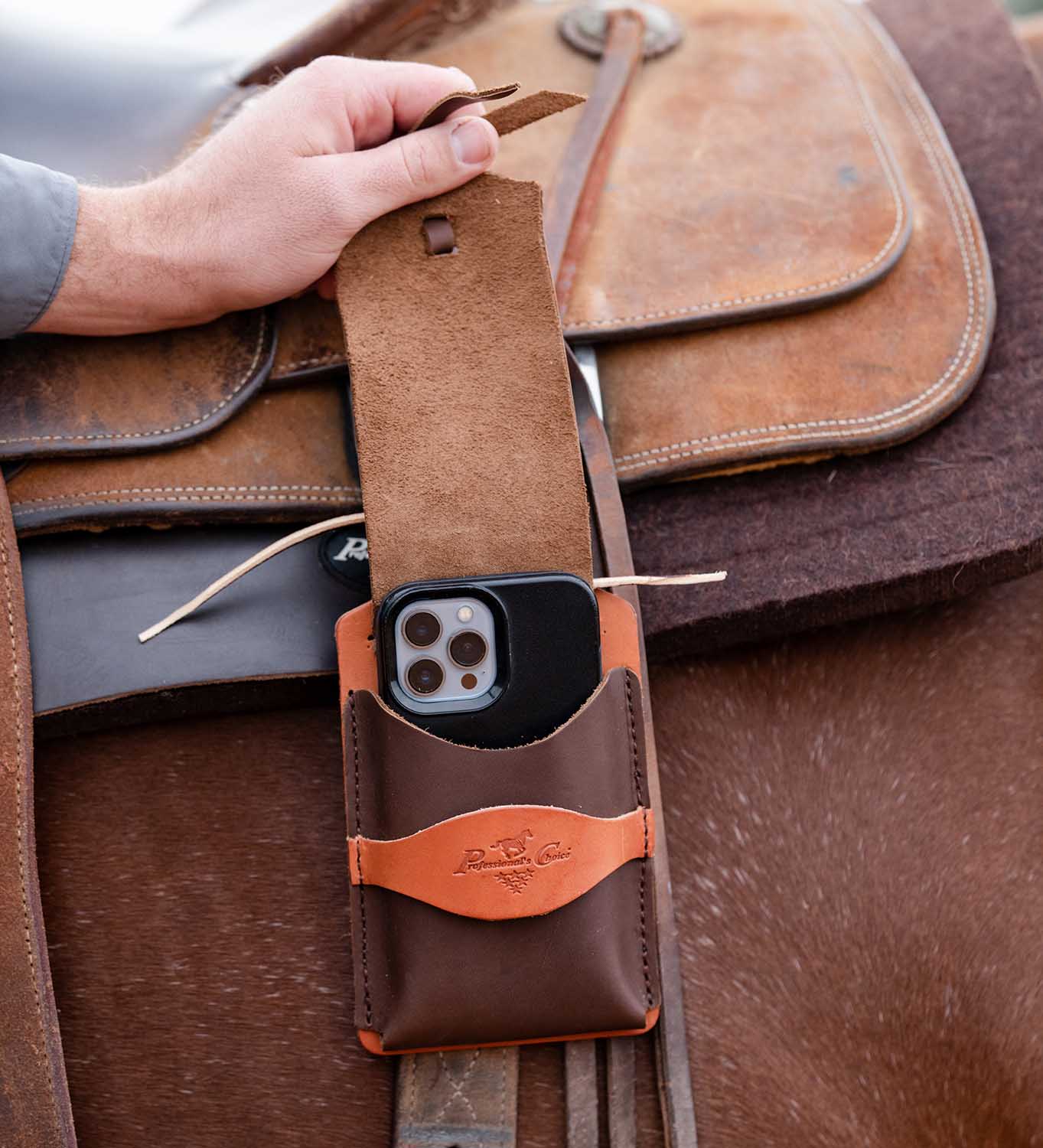 Leather Cell Phone Case - Image 3