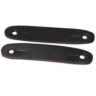 Jeffers Peacock Stirrup Replacement Leather Tabs, Pair