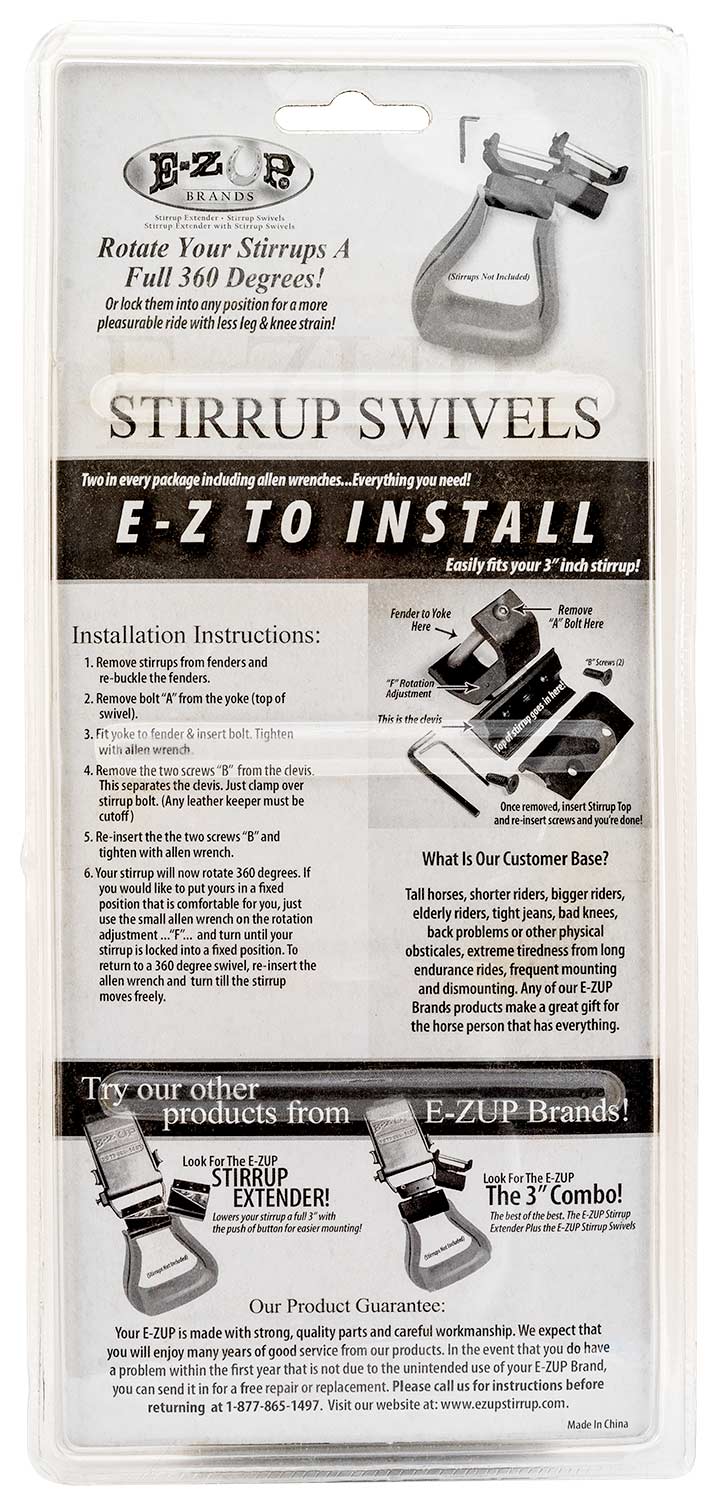 LegSaver Stirrup Swivels, Pair - Image 3