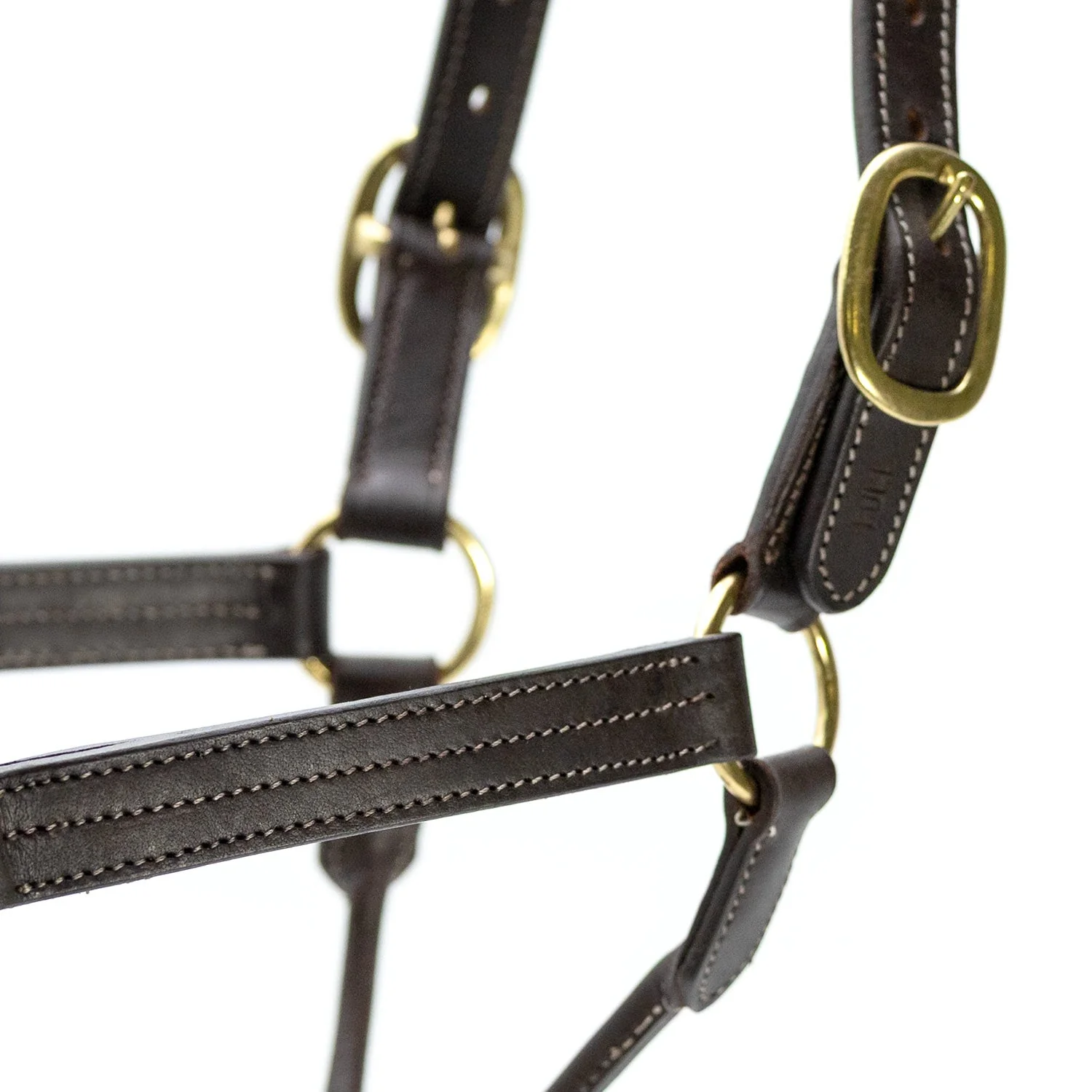 Jeffers Lexington Triple Stitched Leather Halter – Premium Pre-Oiled Adjustable Horse Halter, Breakaway Option, Durable & Comfortable Equestrian Tack - Image 5