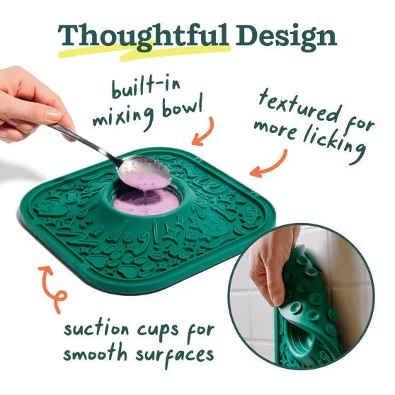 LickMat Slow Feeder Puzzle Mat for Dogs – Interactive, Non-Slip, BPA-Free Enrichment & Anxiety Relief - Image 5