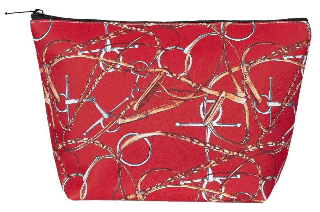 Lila Snaffle Bridle Cosmetic Pouch - Image 2