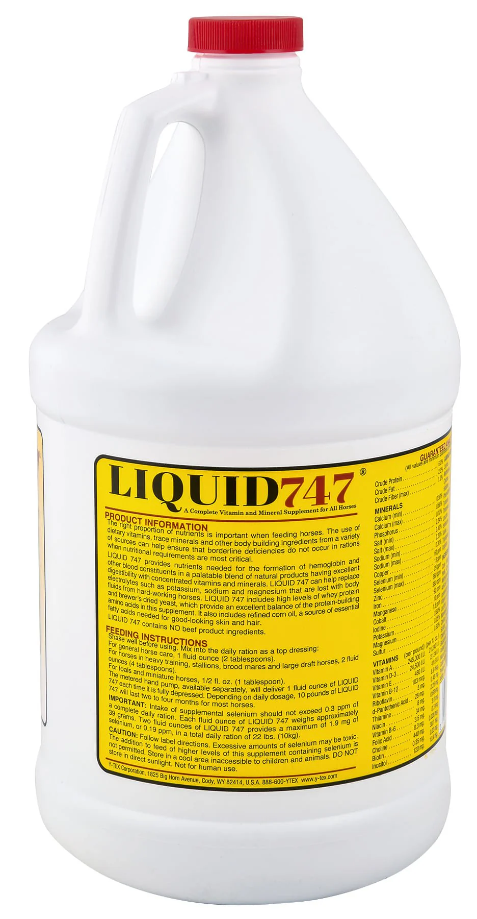 Liquid 747 Complete Vitamin & Mineral Horse Supplement, Gallon - Image 2
