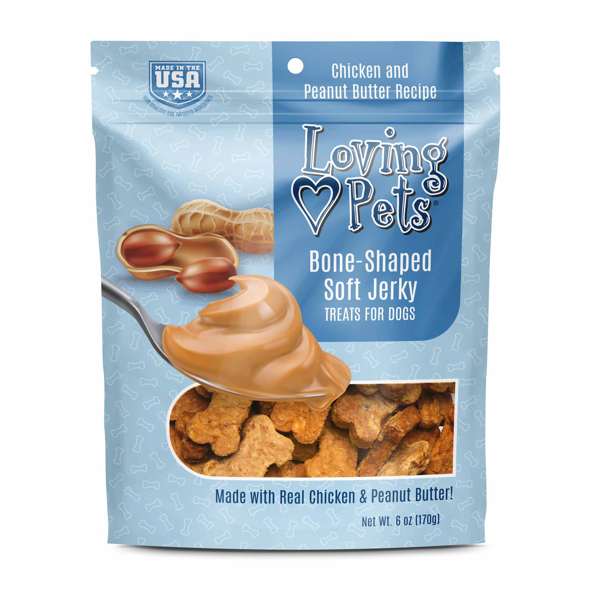Loving Pets Soft Jerky Dog Treats, 6 oz