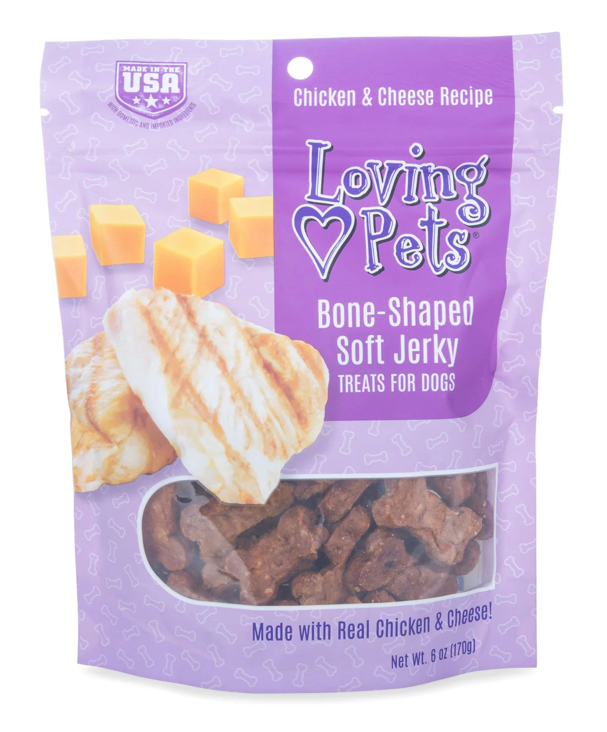 Loving Pets Soft Jerky Dog Treats, 6 oz - Image 2