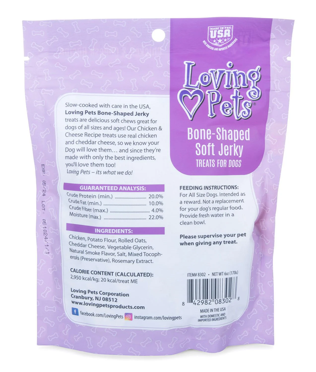 Loving Pets Soft Jerky Dog Treats, 6 oz - Image 3