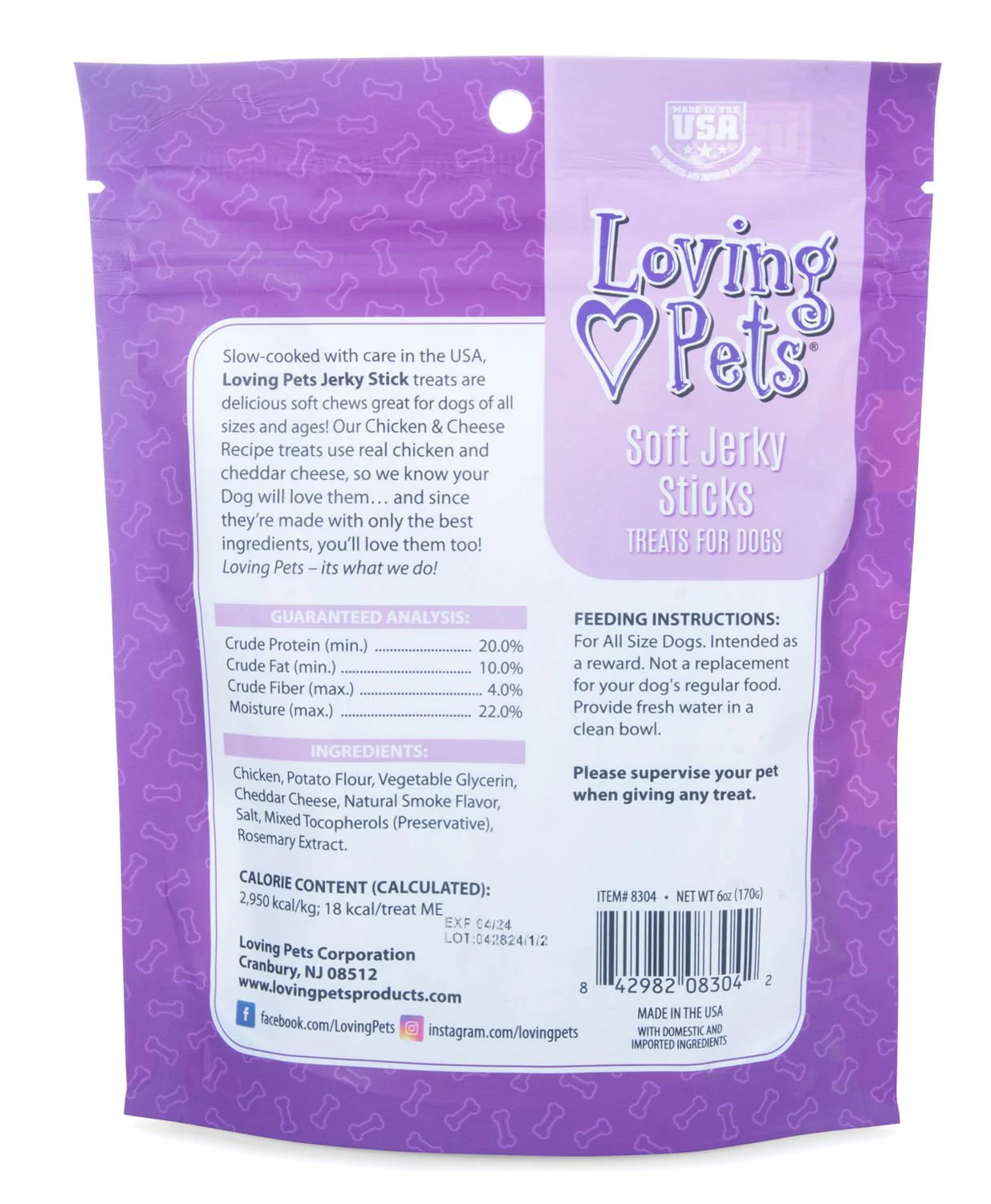 Loving Pets Soft Jerky Dog Treats, 6 oz - Image 6