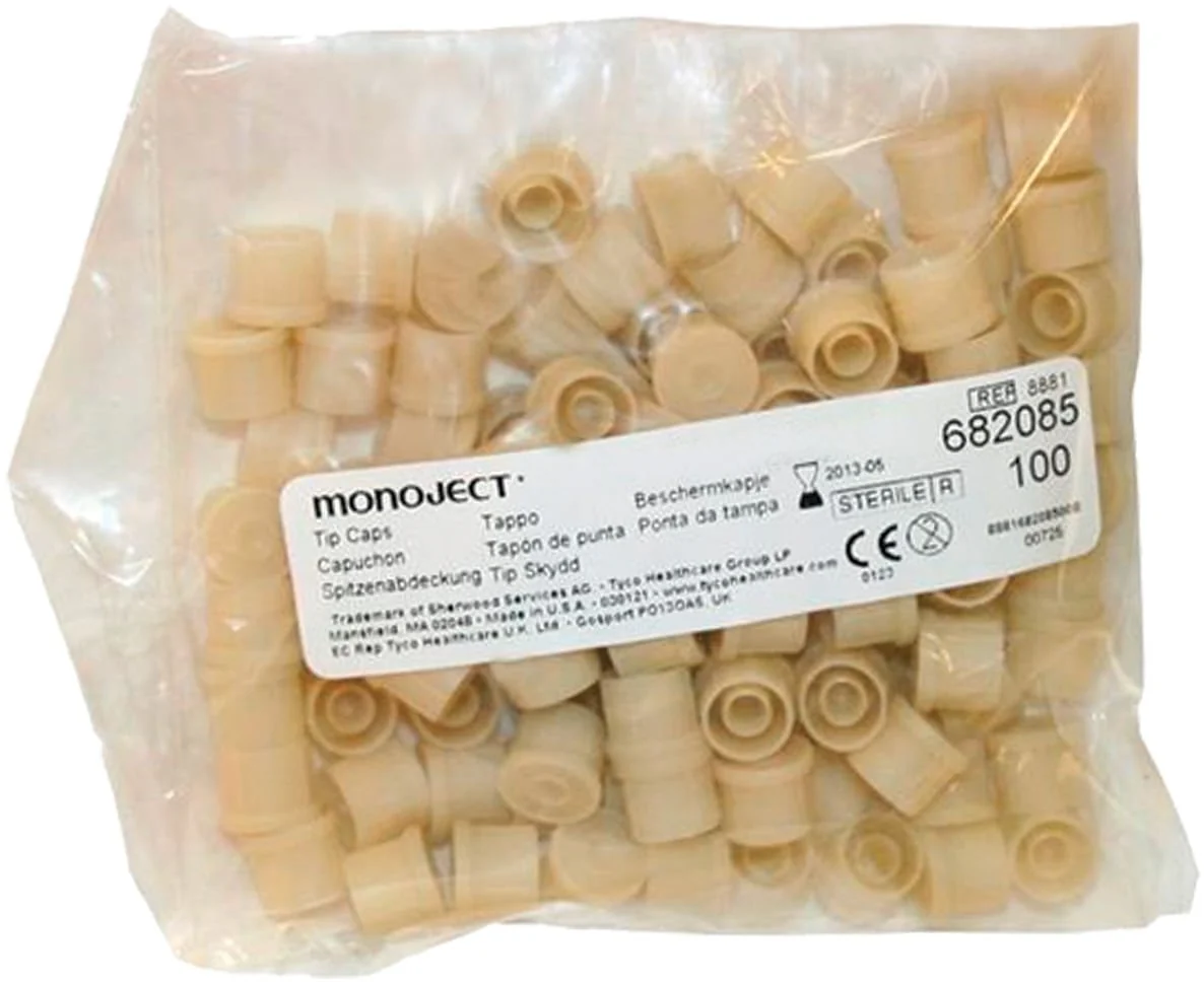 Ideal Luer Tip Caps, pack of 100 - Image 2