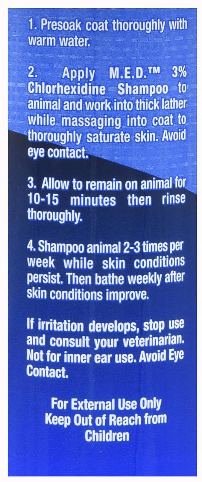 M.E.D. 3% Chlorhexidine Shampoo - Image 2
