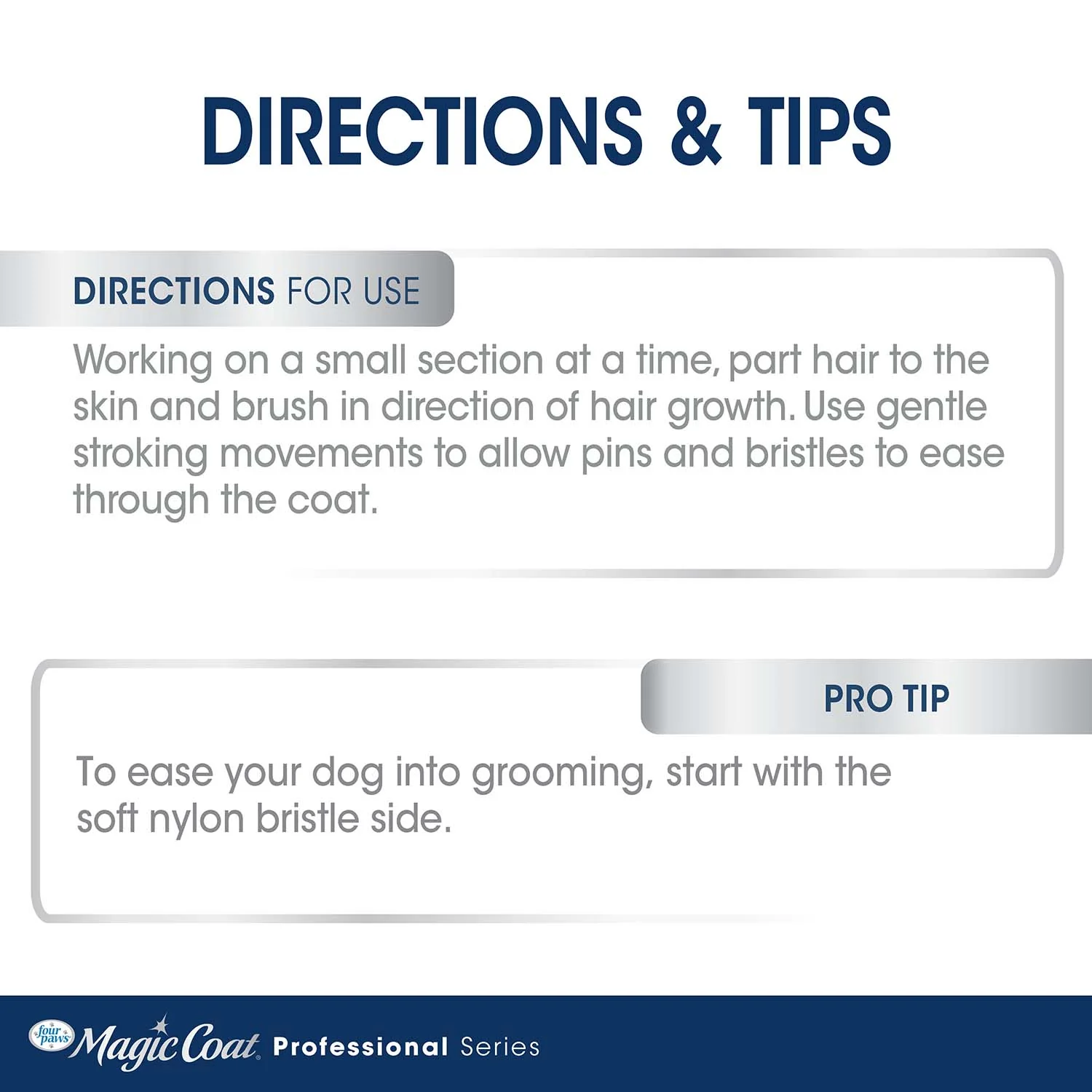 Magic Coat Professional Series 2-in-1 Combo Pin and Bristle Brush - Image 8