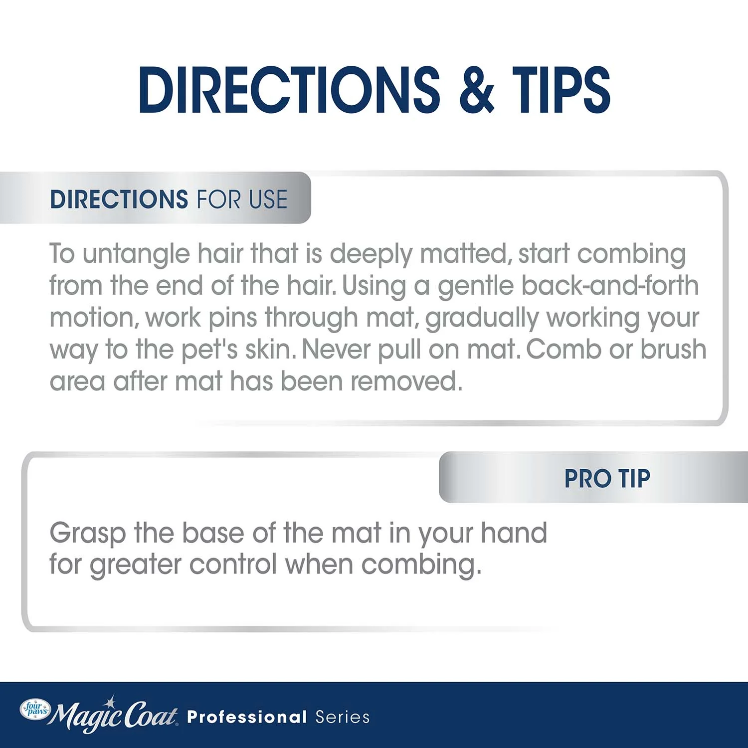 Magic Coat Professional Series Mat Removing Rake - Image 8
