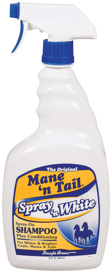 Mane 'N Tail Spray 'n White Spray-On Horse Shampoo - Image 2