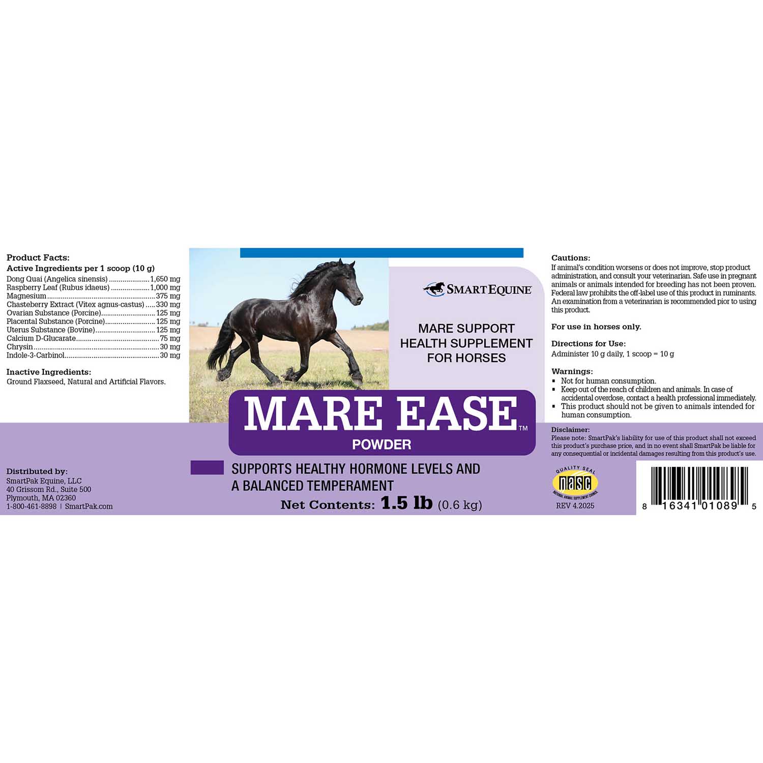 Mare Ease Horse Calming Supplement, Powder - Image 2