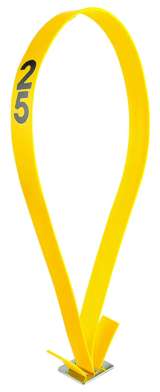Mare ID Neck Strap - Numbered, Yellow