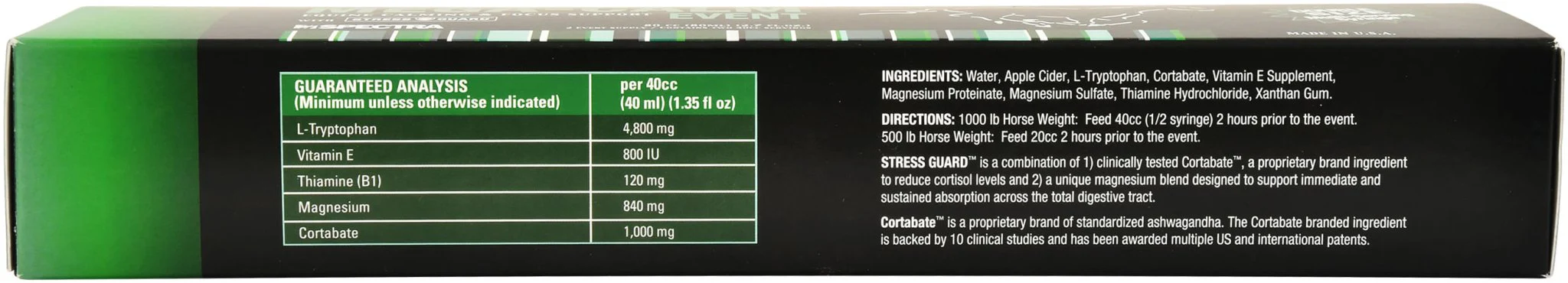 Mega-Calm Event 2-Dose Equine Calming & Focus Support Syringe, 80 cc - Image 2