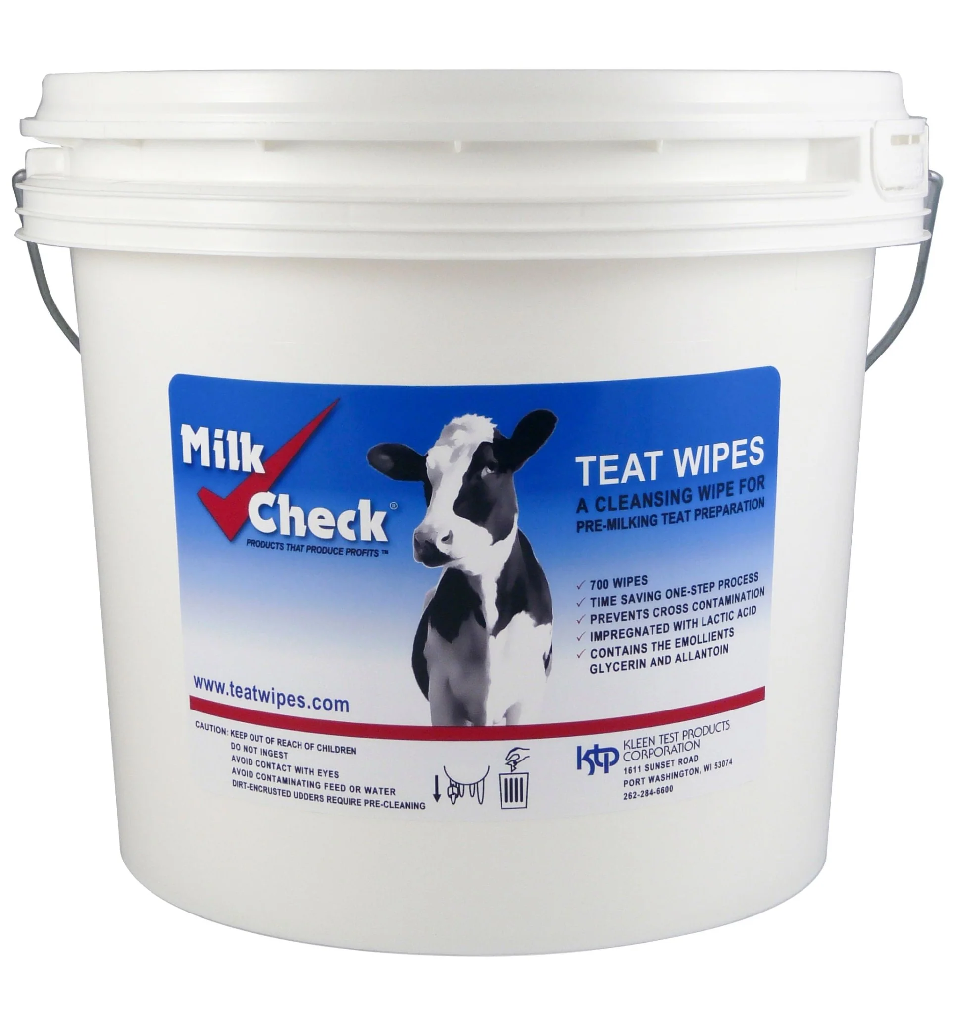 Milk Check Teat Cleansing Wipes for Pre-Milking Prep - Image 4