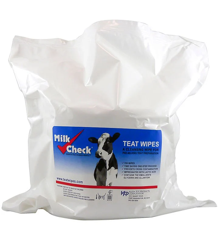 Milk Check Teat Cleansing Wipes for Pre-Milking Prep - Image 8
